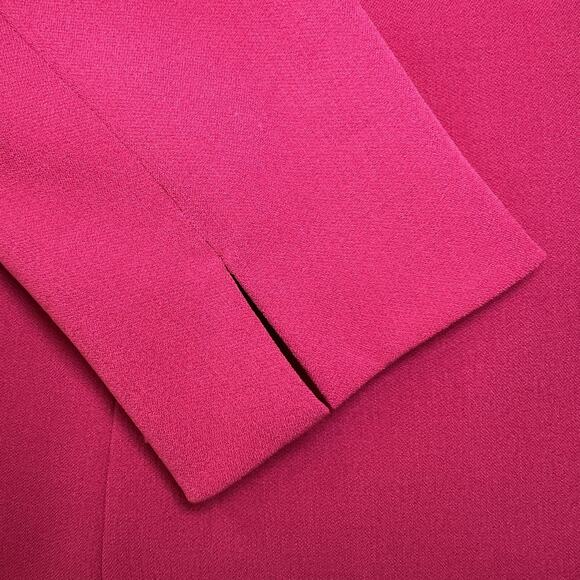 Albert Nipon Hot Pink Women’s Blazer Size 4 One Button Closure - Picture 4 of 7